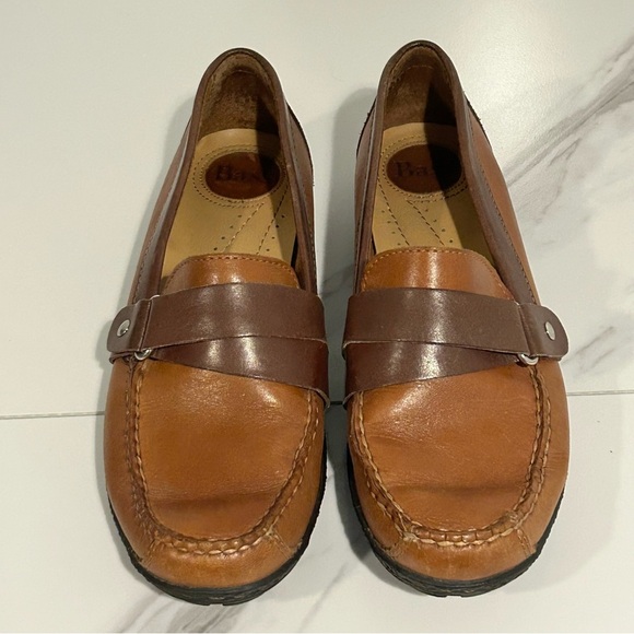 Bass Two-Tone Leather Loafers Size 6 - Picture 1 of 6